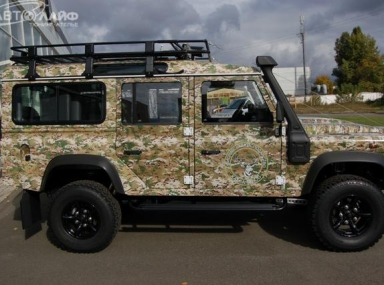 Land Rover Defender 110. Техническая комплектация, внешний тюнинг, интерьер