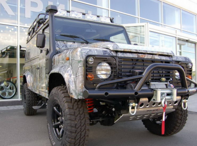 Land Rover Defender 130. Внешний тюнинг. Интерьер