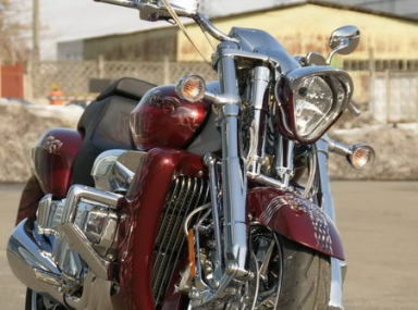 Honda Valkyrie Rune, аэрография на мотоцикле 