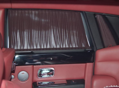 Rolls Royce изготовление и установка шторок